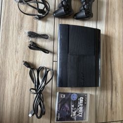 Ps3 In Excellent Condition. Including Call Of Duty Ghosts Game