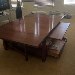 Enterteinment Wood Table  Multi Sizes 