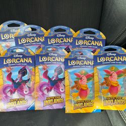 Disney Lorcana Into The Inklands Lot Of 8