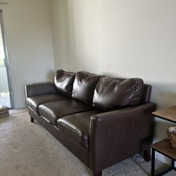 Leather Couch 