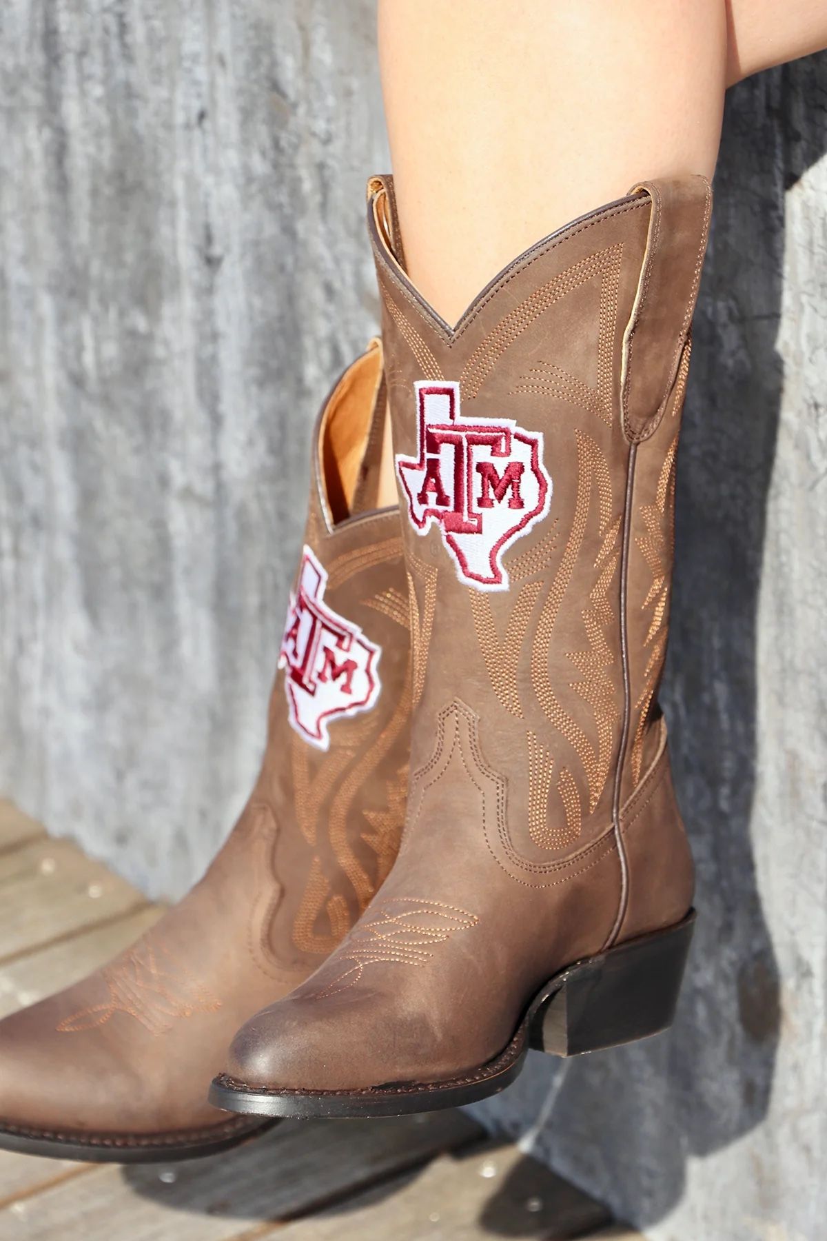 Texas A&M Women's Brown Boots