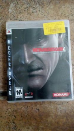 Metal gear solid 4