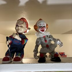Pennywise & Chucky animatronics