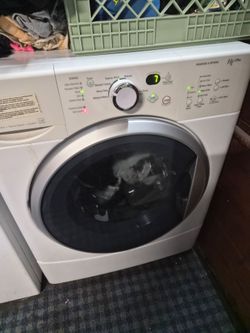 Washer and gas dryer
