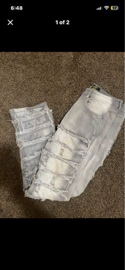 spark stacked jeans