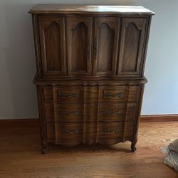 Antique Solid Wood Dresser 