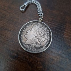 Morgan Silver Dollar Keychain/Pendant