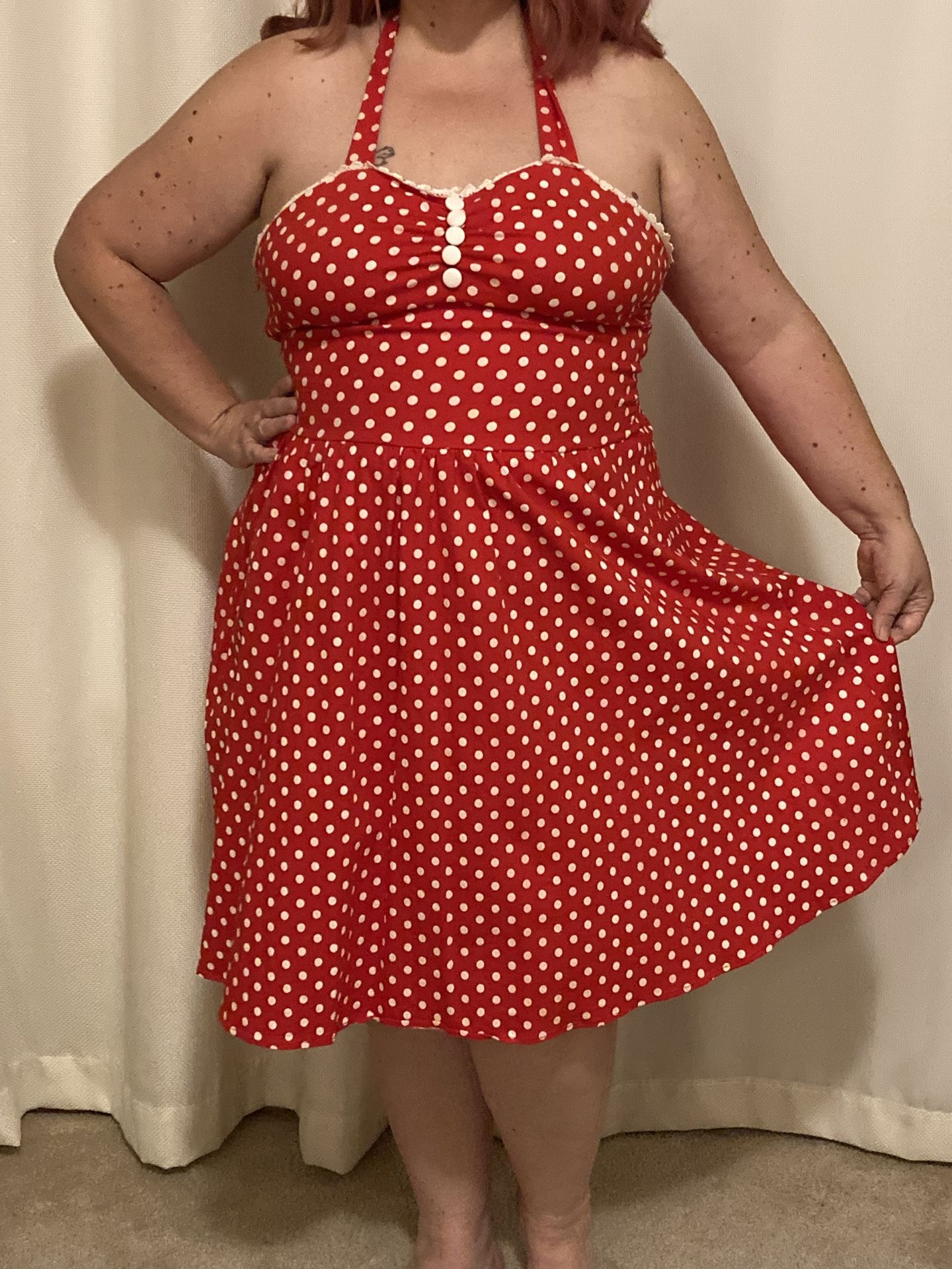 50’s Style Rockabilly Dress, great for Halloween or a Fun Night Out!