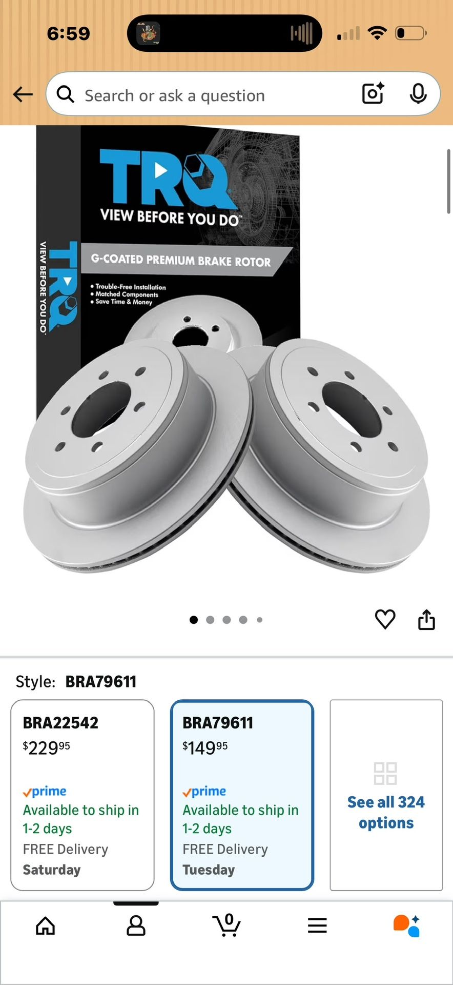 New Rear Brake Rotor for Ford F-150 (2004-2011) - SINGLE