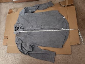 Croft & Barrow Private Stock Herringbone Twill men's long sleeve button up shirt