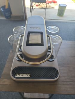 Bartesian Premium cocktail maker with a gray finish