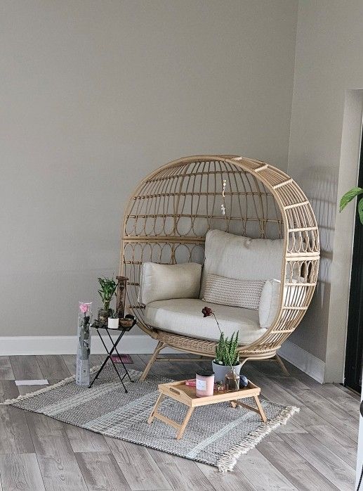 Oversized Egg Wicker Chair