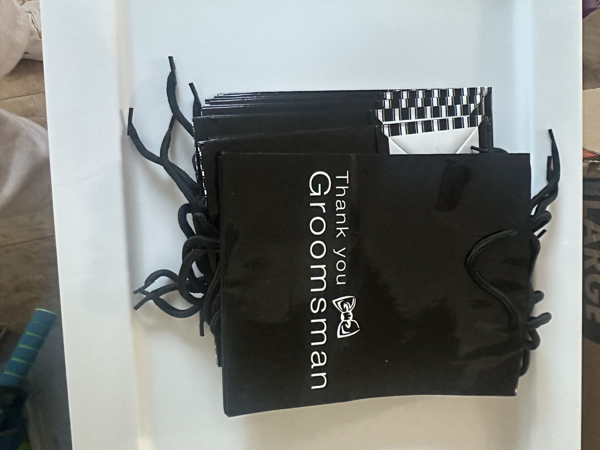 Groomsmen Thank You Bags
