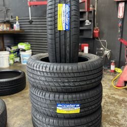 235/60/18 ACELERA  (4 TIRES NEW) INCLUDED INSTALLATION AND BALANCING (PROMOTION)✅