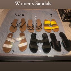 Sandalias Para Mujer 7 Y 8 Tallas 