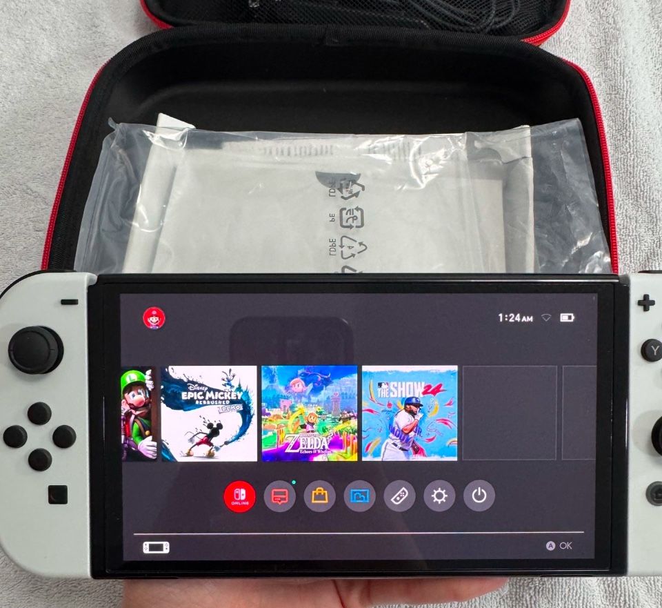 Oled Nintendo Switch Modded Full Of Games