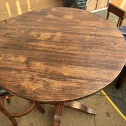 Poker Table and 1 Bar Stool