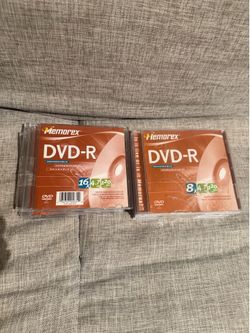 12 DVD-R with case
