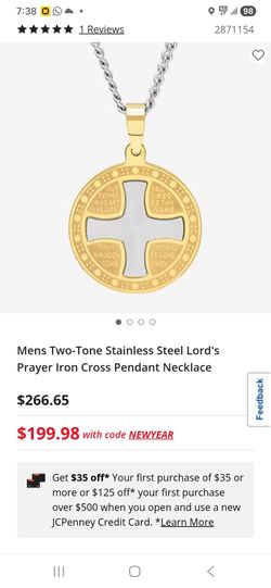 Men's Cross Pendant