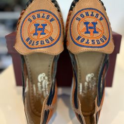 Houston Astros Leather Huaraches-77469