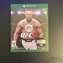 UFC 3 Xbox One Game Perfect Condition 