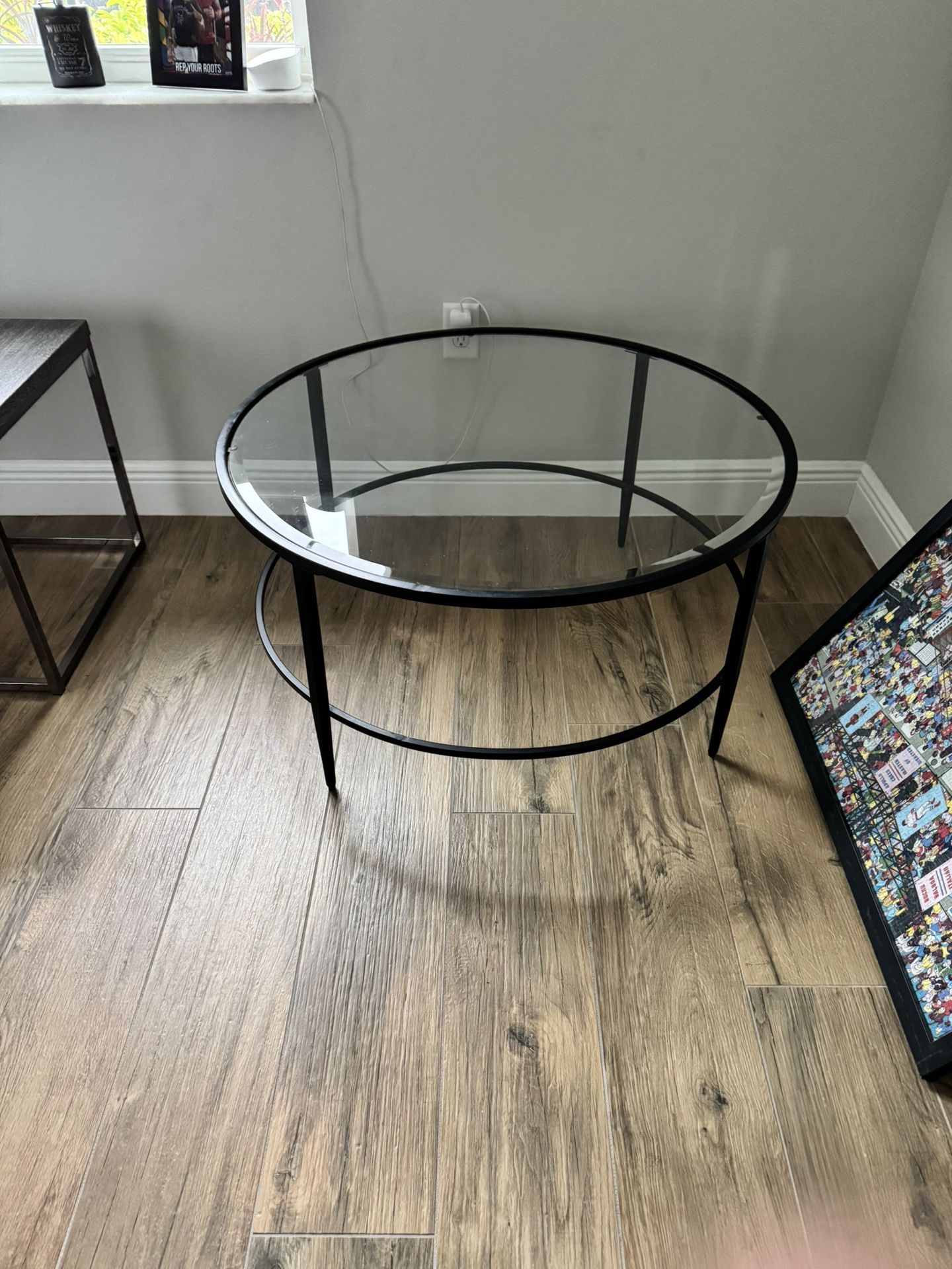 Round Glass Table