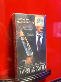 American Psycho | VHS • SEALED