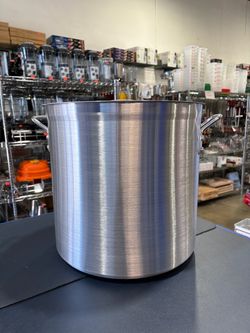 40 Quart Large Aluminum Stock Pot with Handles