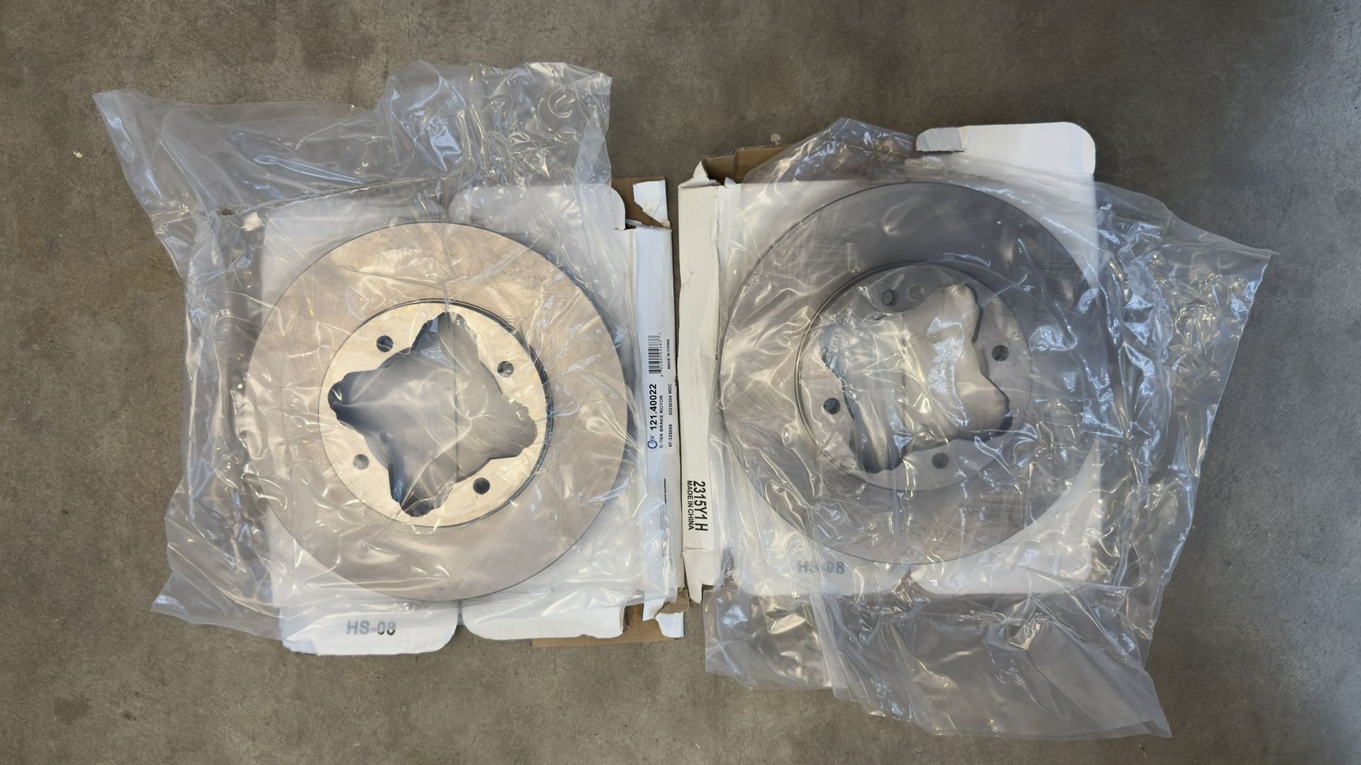 90-97 Honda Accord Front Rotors (fits 97 acura cl as well)