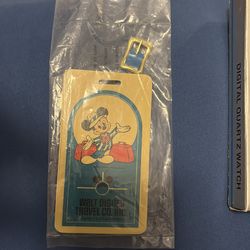 Vintage Walt Disney travel tag