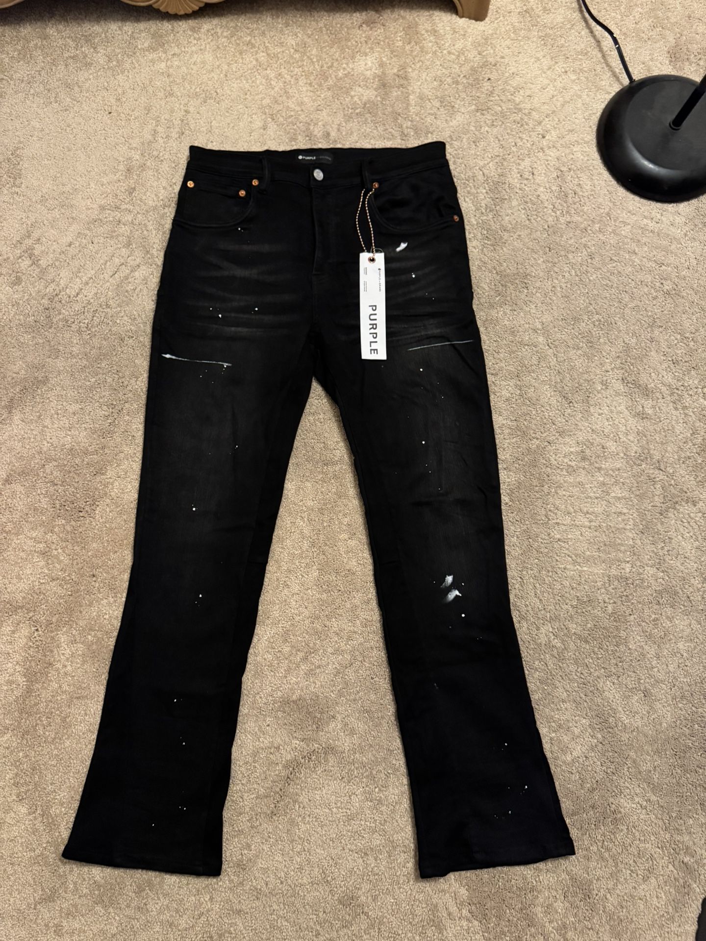 Flared Purple Jeans