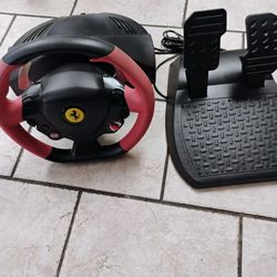 Thrustmaster Steering  and Pedal