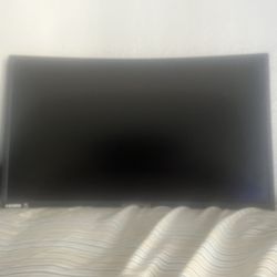 Sceptre Curved 27" FHD 1080p 75Hz LED Monitor HDMI VGA Build-In Speakers, EDGE-LESS Metal Black