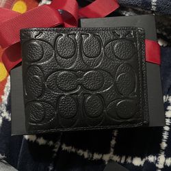 3 in 1 Coach Wallet Leather