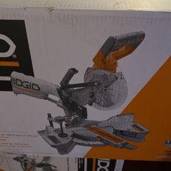 Ridget Dual Bevel Sliding Miter Saw 18 V Brushless