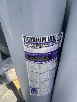 Titanium UDL 50 synthetic underlayment roofing $206/1000sqft