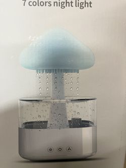 Water Drop Mushroom Humidifier with Remote Control