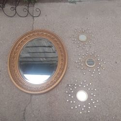 Big Mirror And Three Little Mirrors All For 30 