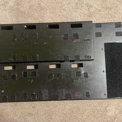 Pedalboard With Elevated Area For Guitar/Bass Effects