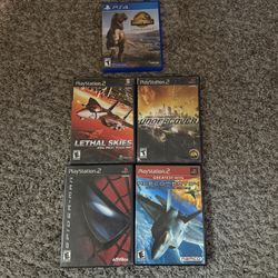 PlayStation 4 And PlayStation 2 Games Lot
