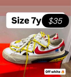 Nikes cheap youth size 7y