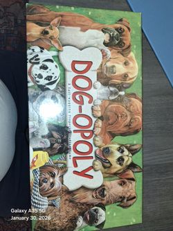 Dog-Opoly Monopoly Board Game Kids Dogs Family Fun Animals