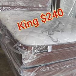 New Queen Pillow Top 