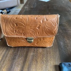 Brown Leather Purse 
