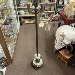 Brass Marble Antique Floor Lamp
