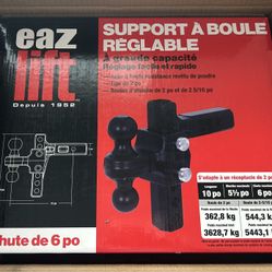 Eaz-Lift Forged Adjustable Ball Mount With Shank (NEW IN BOX)