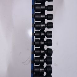 Matco 10pc 3/8 drive impact swivel socket set
