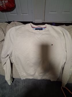 Tommy Hilfiger Cream Crewneck Sweatshirt