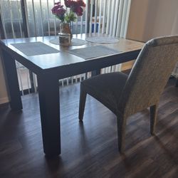 Black Dining Table With 6 Chairs