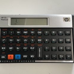 HP 12c Platinum Financial Calculator
